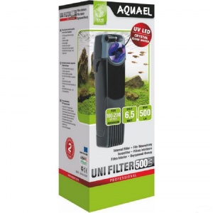 Внутренний  фильтр UNIFILTER  500 UV Power,  500 л/ч (100-200л), AQUAEL