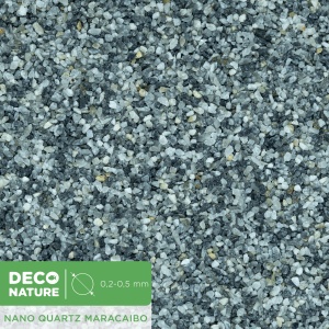 DECO NATURE NANO QUARTZ MARACAIBO - Сланцево-сервый кварцевый песок фракции 0.2-0.5 мм, 2,3л