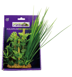 Искусственное растение с бамбуком 20см в картонной коробке (YS-60508)
