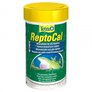 Минеральная подкормка для роста костей (порошок) Tetra ReptoCal 100 ml -  780255