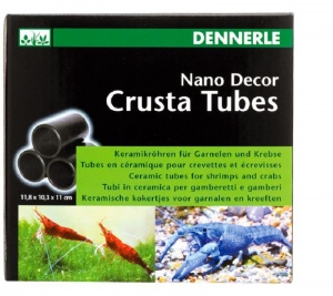 Декоративный элемент для нано-аквариумов Dennerle Nano Decor Crusta Tubes, 3 большие керамические тр