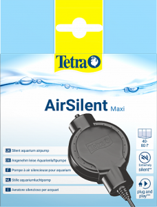 Tetra AirSilent Maxi Тихий компрессор для аквариума, черный от 40 до 80л, 1,8 Вт