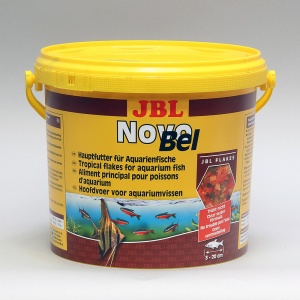 JBL NovoBel - Основной корм в форме хлопьев для всех аквариумных рыб, 10,5 л. (1995 г.)
