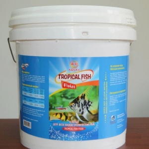 AQUAV Tropical Fish Flakes Хлопья для всех видов тропических рыб, 10000 мл/2,05 кг