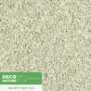 DECO NATURE QUARTZ RED SEA - Натуральный коралловый песок фракции 0,5-1,3 мм, 1,5л/2,2кг