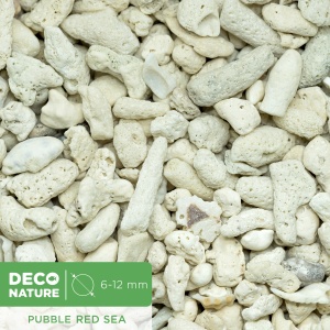 DECO NATURE GRAVEL RED SEA - Натуральная коралловая крошка для аквариума фракции 6-12 мм, 0,6л