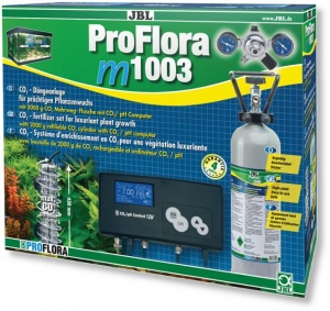 JBL ProFlora m1003 - Система СО2 для аквариумов от 300 до 1000 литров с пополняемым баллоном 2000 г,