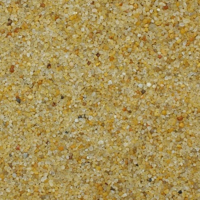 DECOTOP Atoyac - Природный чистый жёлтый гравий, 1-2 мм, 1.5 кг/1 л