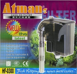 Фильтр навесной Atman HF-0300 (3.5Вт, 300л/ч)