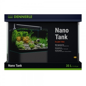 Dennerle Nano Tank Plant Pro 35 литров Аквариум панорамный (в комплекте фильтр, освещ)