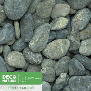 DECO NATURE PEBBLE TRAUNSEE - Натуральная темная галька фракции 6-10 мм, 2,3л