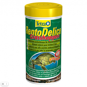 Tetra Repto Delica Grasshopers лакомство для водных черепах (кузнечики) 250 мл/28гр