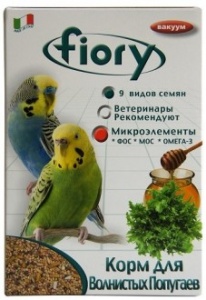FIORY Pappagallini корм для волнистых попугаев, 400 гр