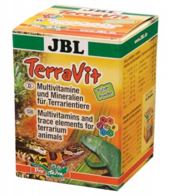 JBL TerraVit Pulver - Препарат в виде порошка, содержащий мультивитамины и микроэлементы для обитате