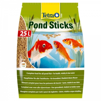 Tetra Pond Sticks Корм для прудовых рыб в палочках, 25 л/3000гр